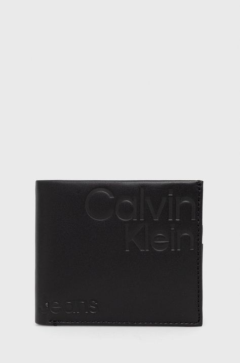 Шкіряний гаманець Calvin Klein Jeans