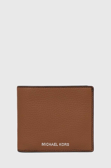 Michael Kors portofel de piele barbati, culoarea negru