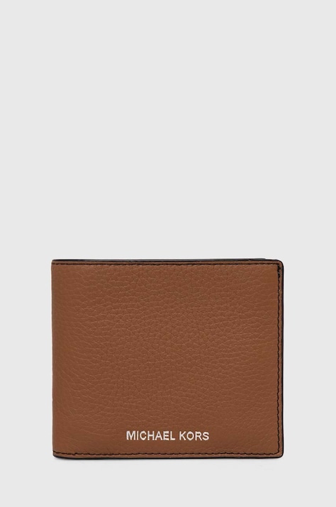 Michael Kors portofel de piele barbati, culoarea negru