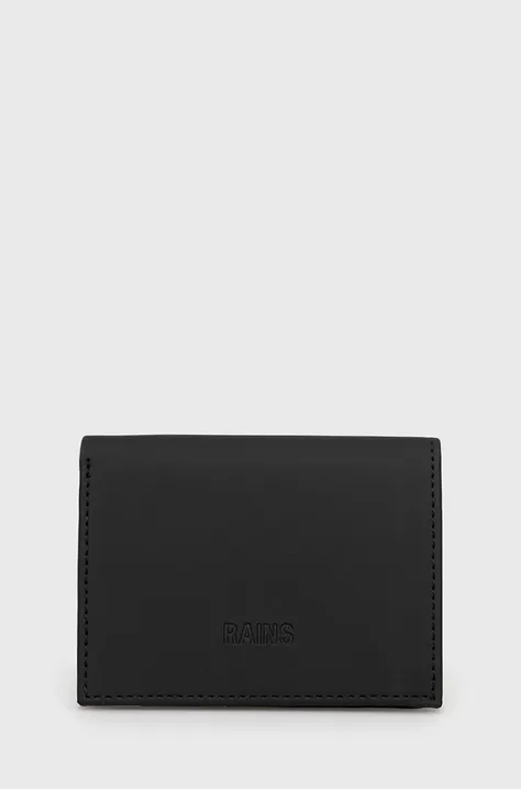 Peňaženka Rains  Folded Wallet 16020.01-01.Black, čierna farba