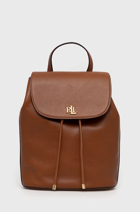 Kožený ruksak Lauren Ralph Lauren