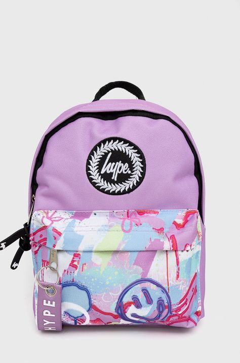 Детский рюкзак Hype Lilac Graffiti Mini Twlg-941