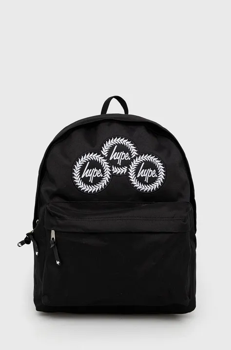 Дитячий рюкзак Hype 3 Badge Twlg-806 колір чорний великий з аплікацією