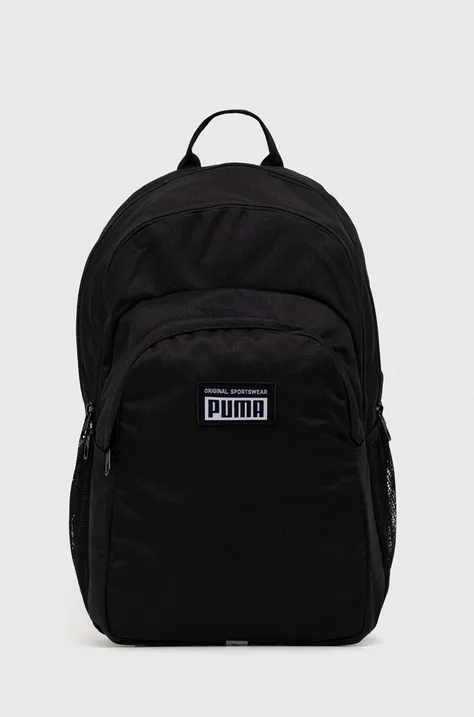 Puma plecak męski kolor czarny duży wzorzysty 79133