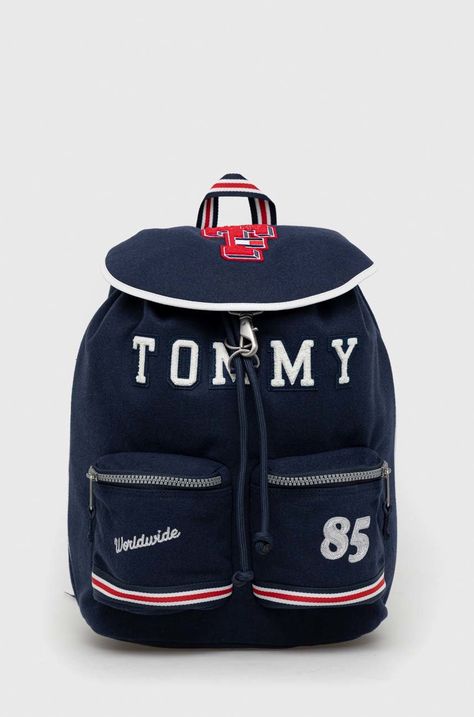 Tommy Jeans plecak z domieszką wełny