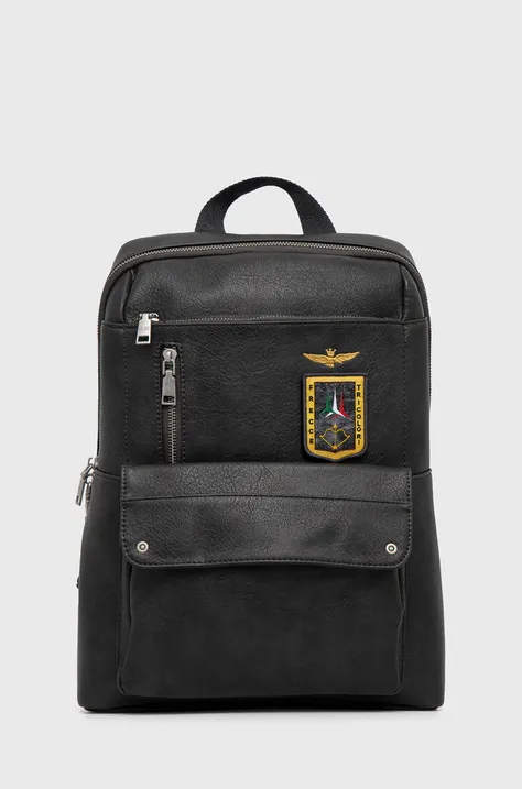 Aeronautica Militare rucsac barbati, culoarea gri, mare, neted