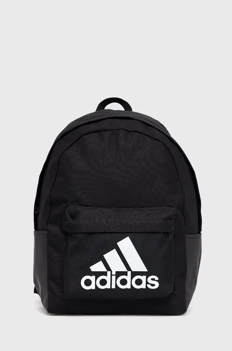 adidas plecak kolor czarny duży z nadrukiem HG0349