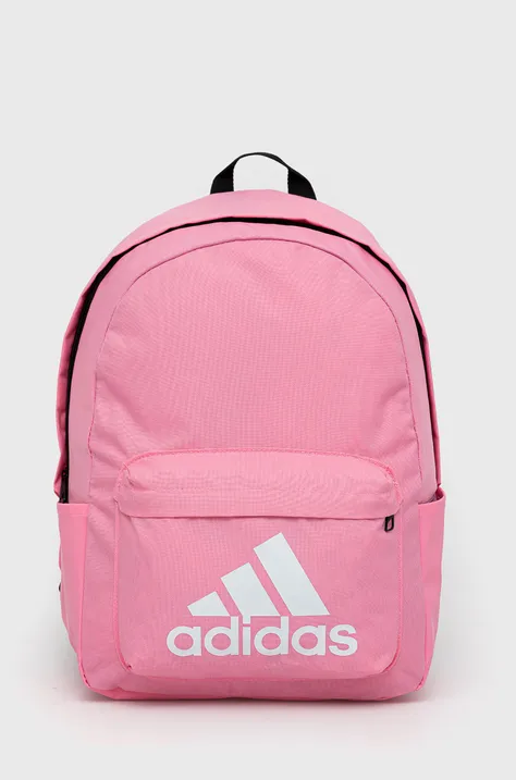 Σακίδιο πλάτης adidas χρώμα: ροζ,