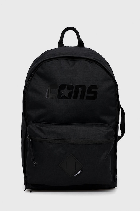 Converse plecak kolor czarny duży gładki