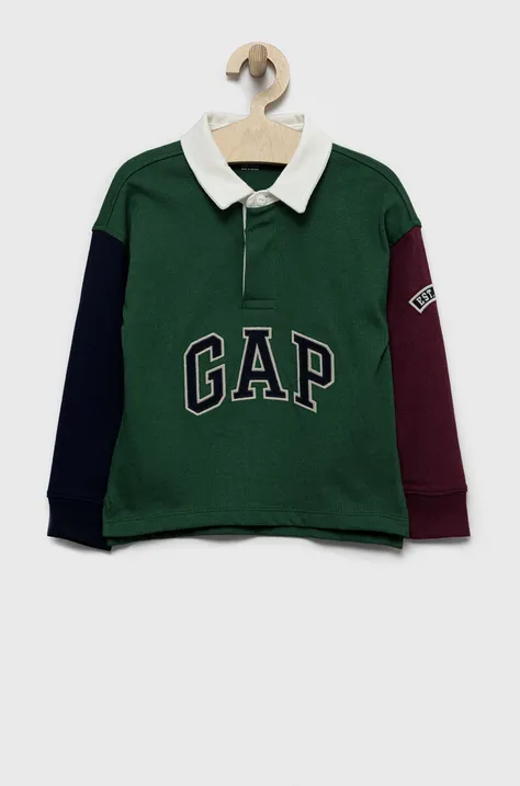 GAP bluza bawełniana dziecięca z aplikacją