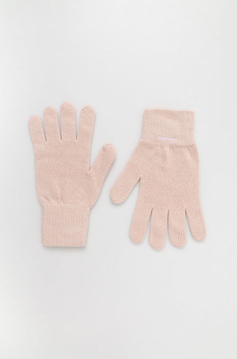 Γάντια από μείγμα μαλλιού Calvin Klein