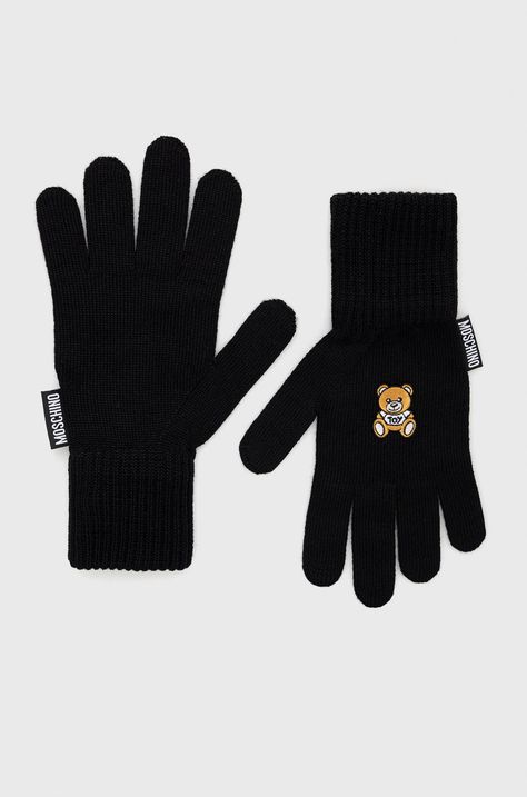 Μάλλινα γάντια Moschino