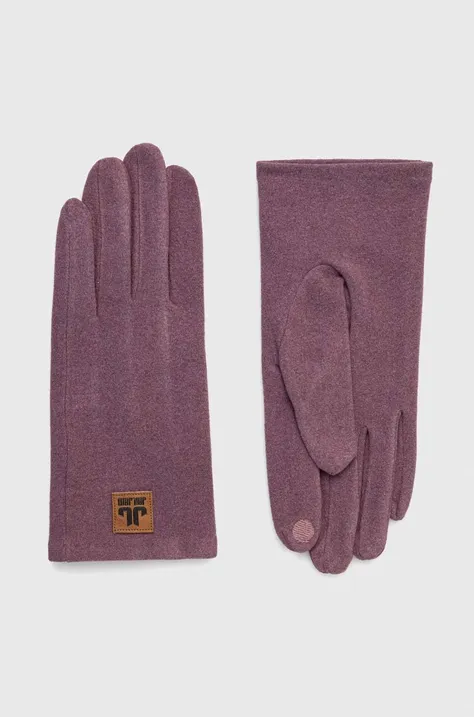 Γάντια Jail Jam χρώμα: μοβ