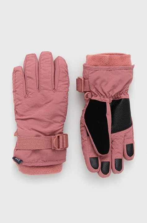 Παιδικά γάντια GAP χρώμα: ροζ