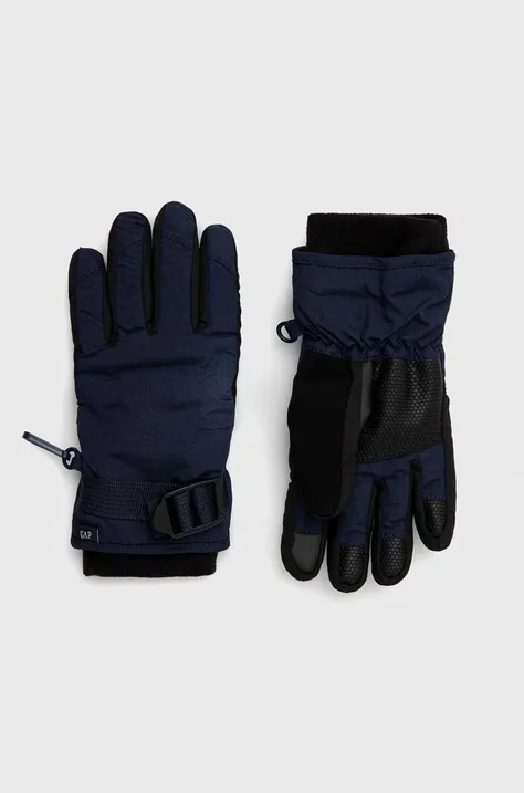 Παιδικά γάντια GAP χρώμα: ναυτικό μπλε