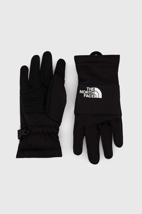 Dětské rukavice The North Face černá barva