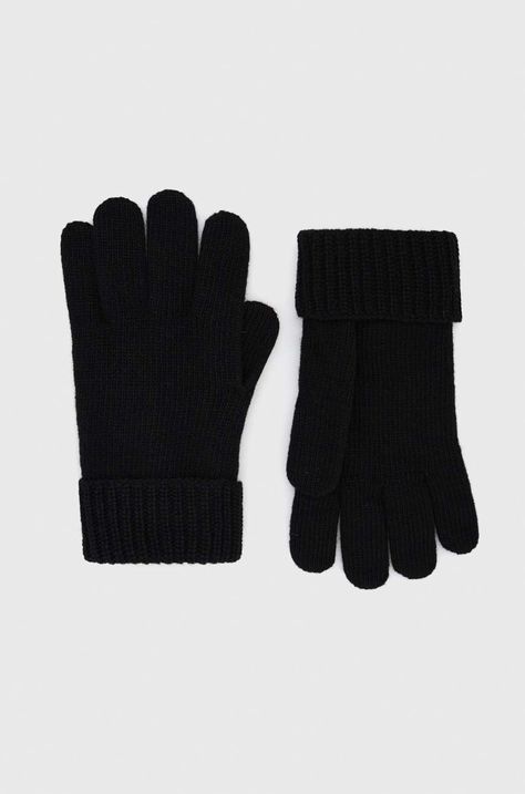 Vlněné rukavice Armani Exchange