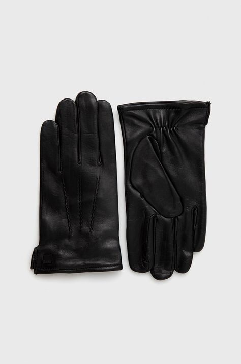 Usnjene rokavice Karl Lagerfeld