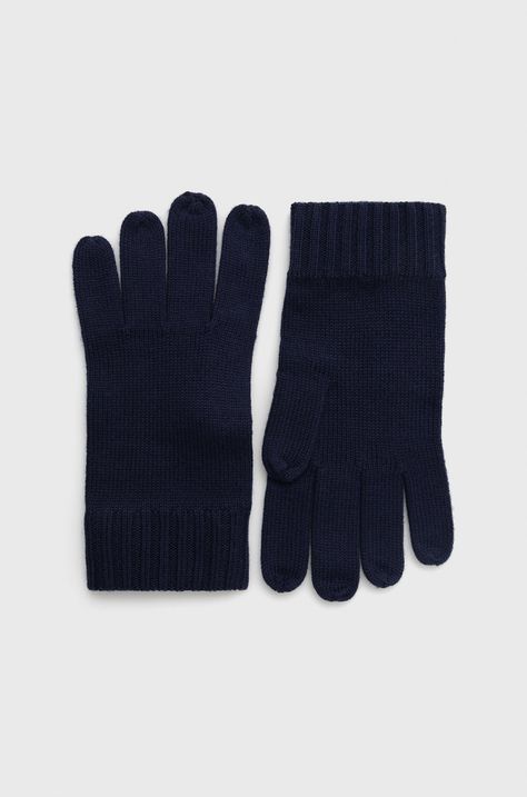 Vlnené rukavice Polo Ralph Lauren