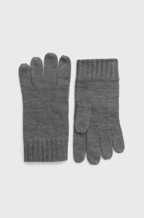 Vlnené rukavice Polo Ralph Lauren