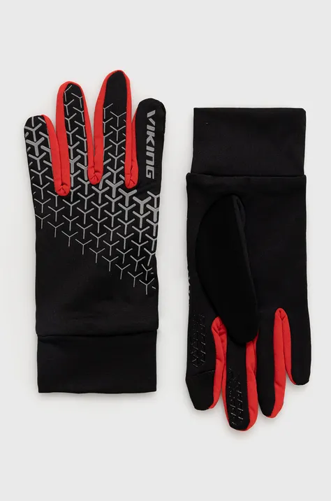Γάντια Viking Orton χρώμα: μαύρο