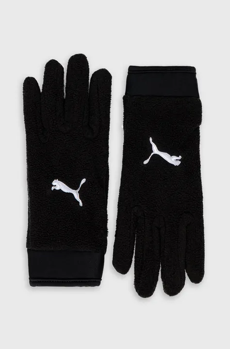 Γάντια Puma χρώμα: μαύρο