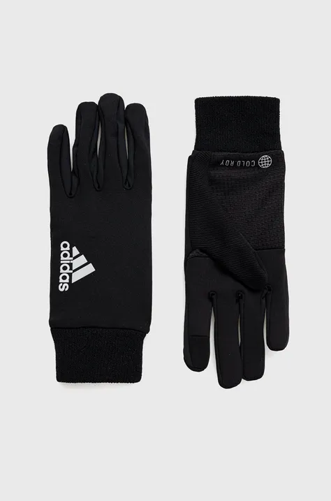 Γάντια adidas Performance χρώμα: μαύρο