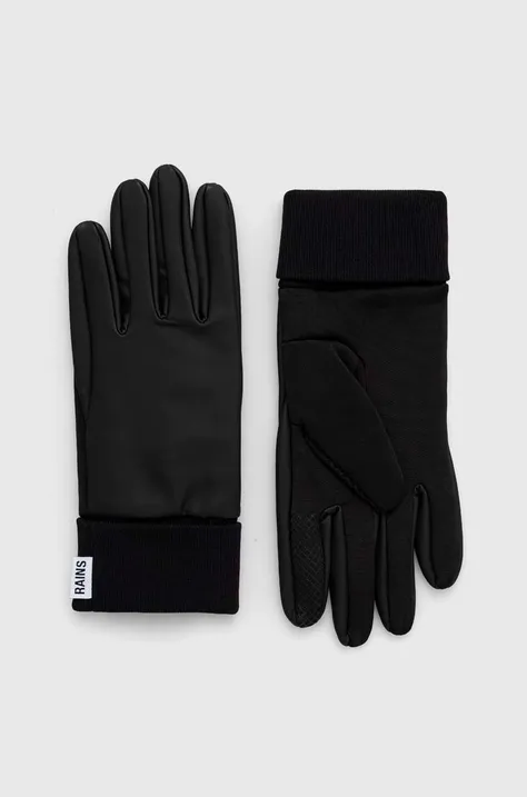 Rains rękawiczki 16720 Gloves kolor czarny