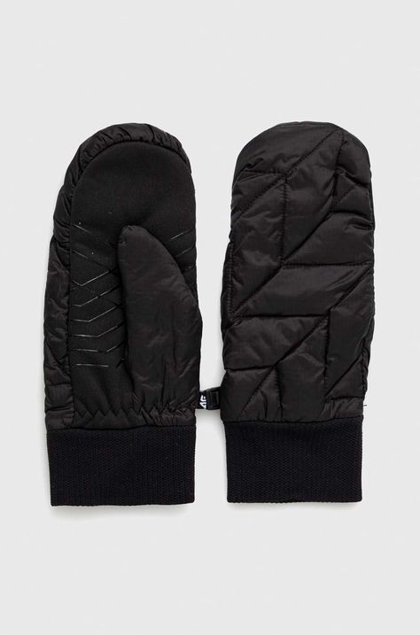 rokavice 4F , črna barva