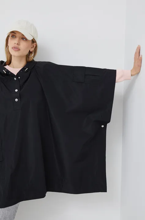 Куртка Lauren Ralph Lauren жіноча колір чорний перехідна oversize