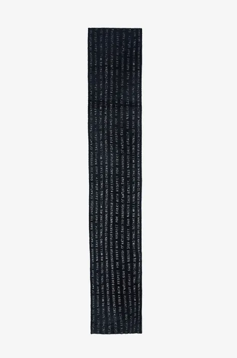 Шарф Desigual жіночий колір чорний з принтом