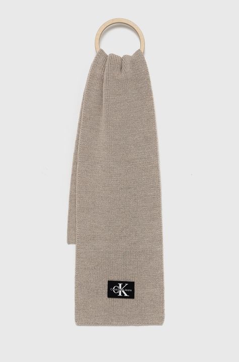 Calvin Klein Jeans esarfa de lana