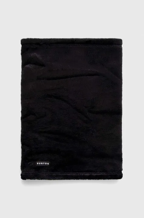 Šál komín Burton Cora dámsky, čierna farba, jednofarebný