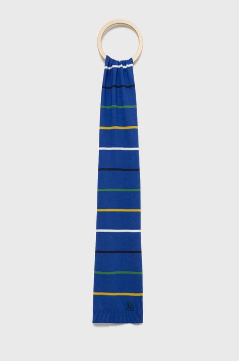 Дитячий шарф з домішкою вовни United Colors of Benetton візерунок