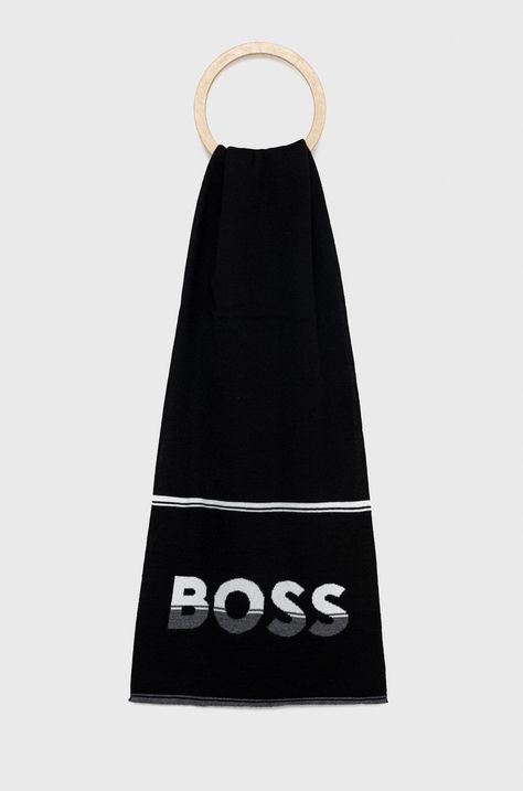 Вовняний шарф BOSS Boss Athleisure