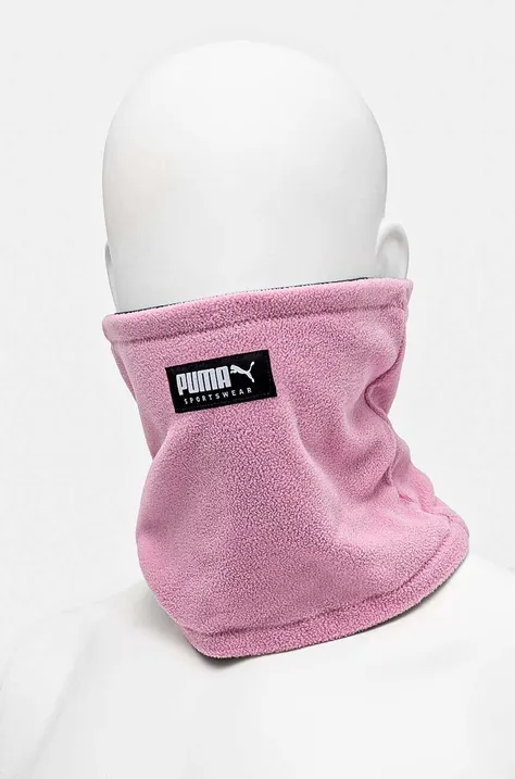 Puma fular impletit culoarea roz, modelator