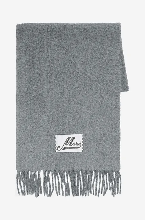 Marni scarf gray color