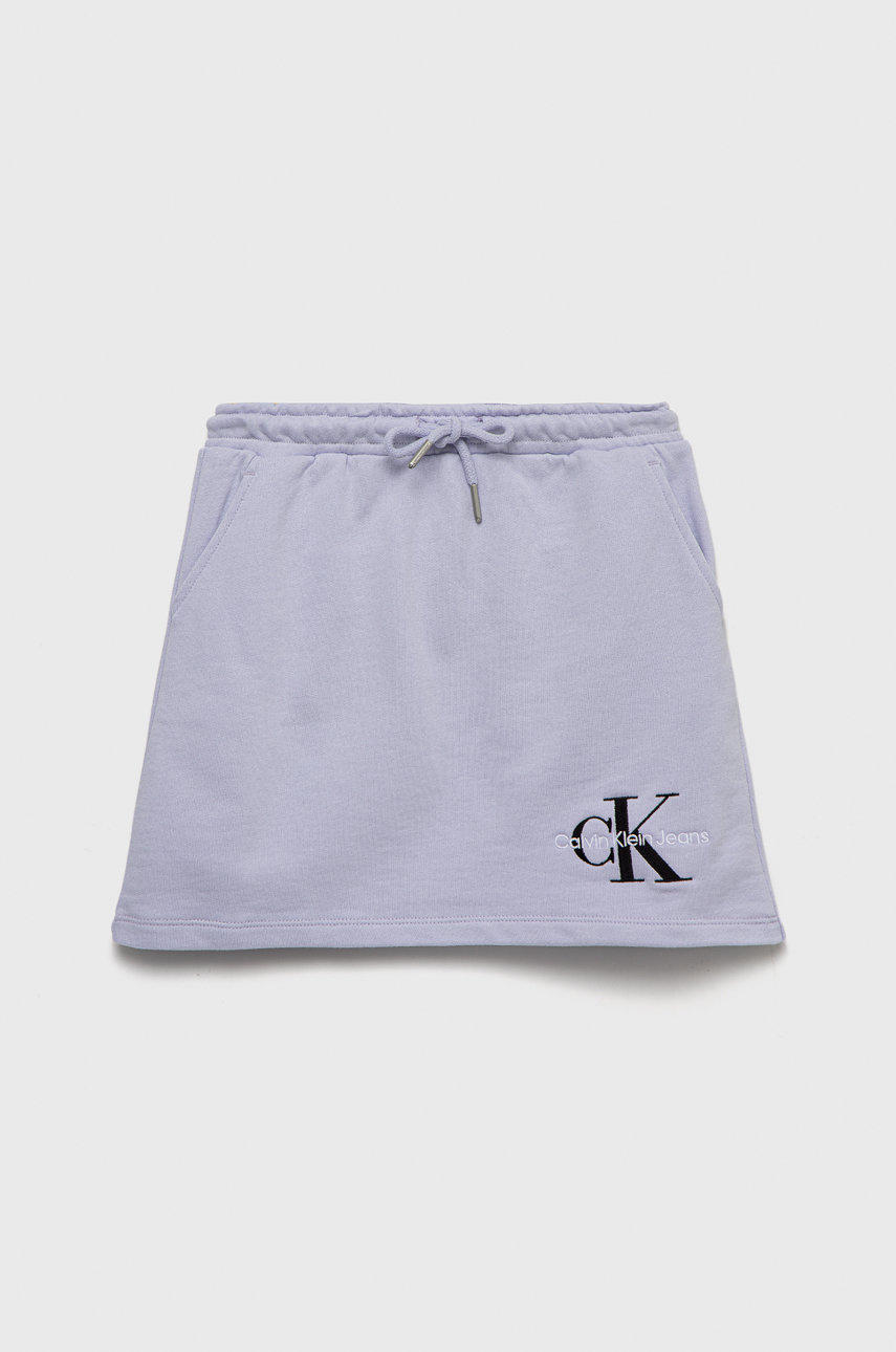 Дитяча бавовняна спідниця Calvin Klein Jeans