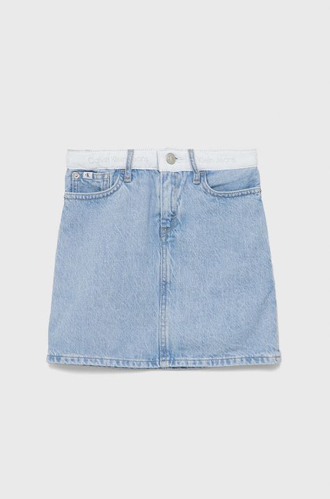 Calvin Klein Jeans spódnica jeansowa IG0IG01585.9BYY