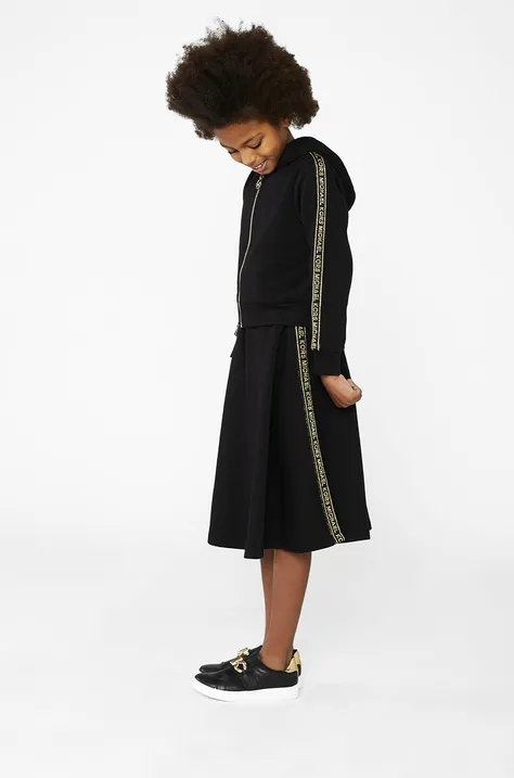Παιδική φούστα Michael Kors χρώμα: μαύρο,