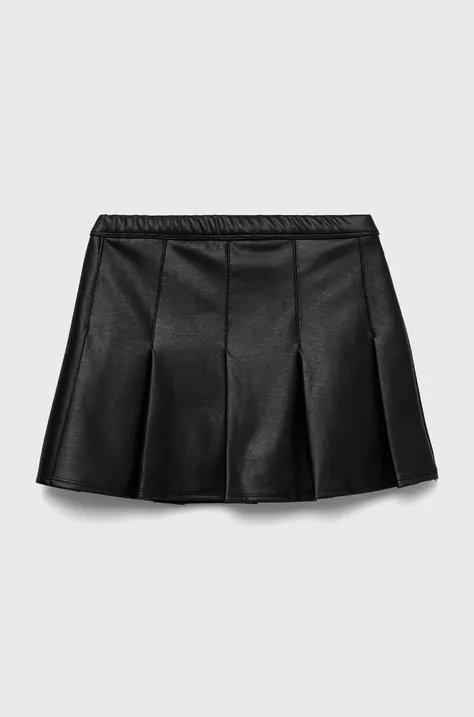 Dječja suknja Abercrombie & Fitch boja: crna, mini, širi se prema dolje