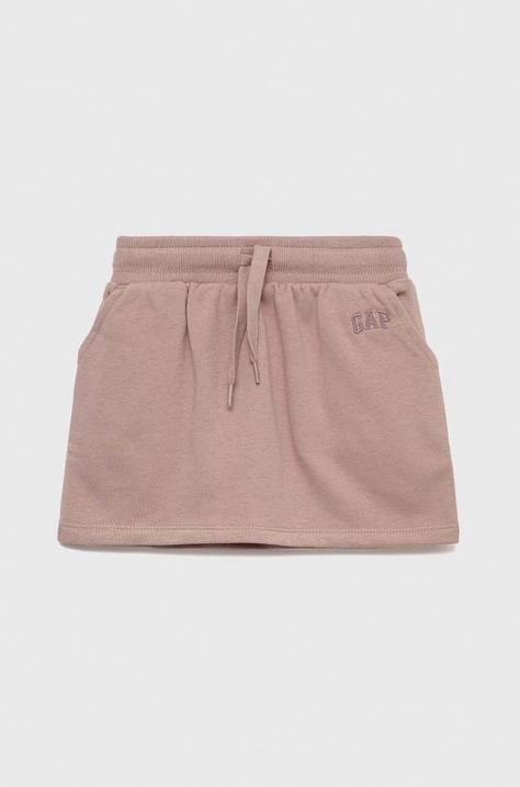 GAP fusta fete culoarea roz, mini, drept