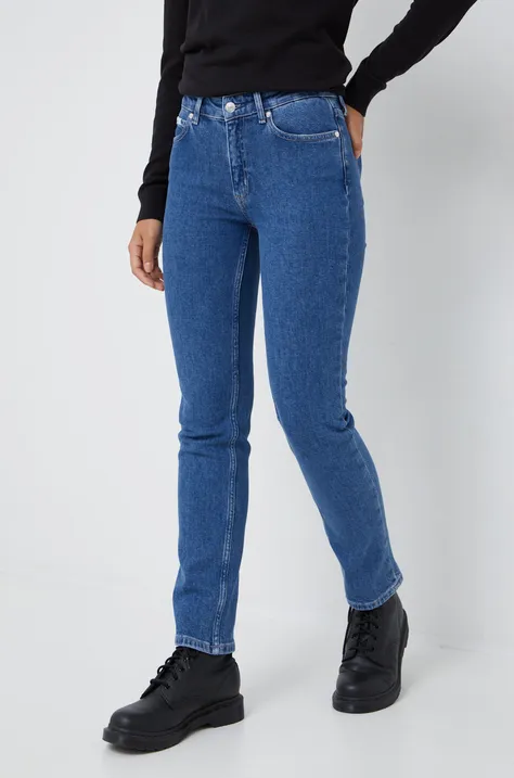 Calvin Klein jeansy damskie medium waist