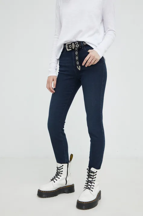 Τζιν παντελόνι Wrangler High Rise Skinny Ink Spill