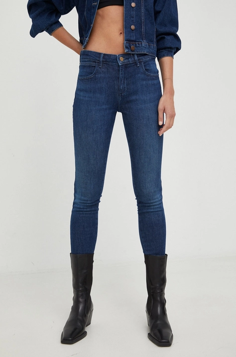 Džíny Wrangler Skinny Footloose dámské, high waist