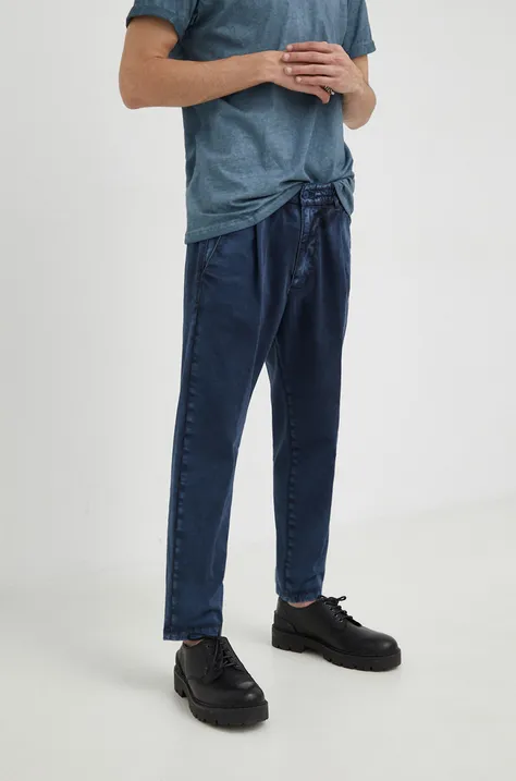 Панталони Drykorn в тъмносиньо със стандартна кройка