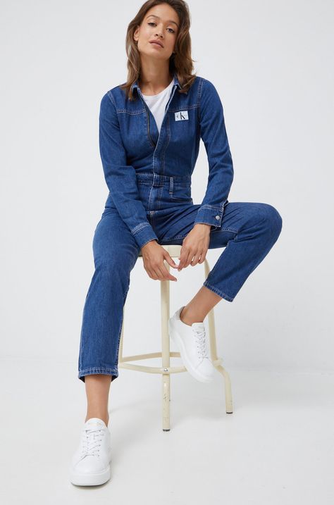 Джинсовий комбінезон Calvin Klein Jeans