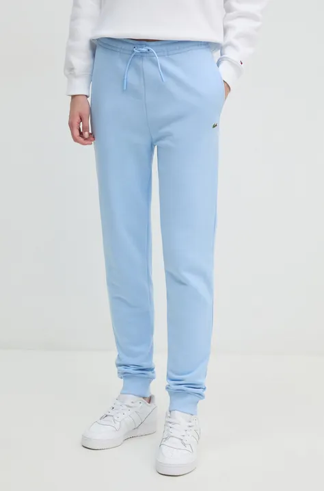 Lacoste pantaloni della tuta donna colore blu