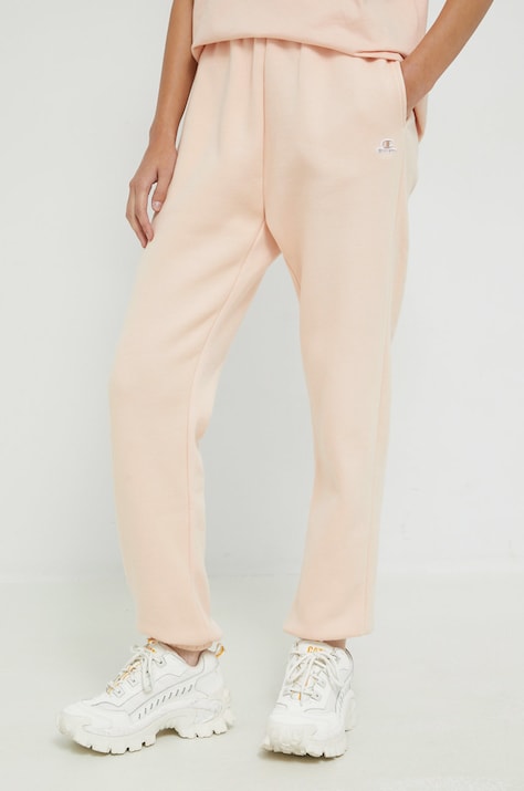 Спортивные штаны Champion женские цвет оранжевый однотонные 115487-ASB