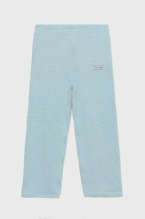 Detské pyžamové nohavice Calvin Klein Underwear jednofarebná